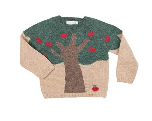 Children knitted Sweater Apple Tree 