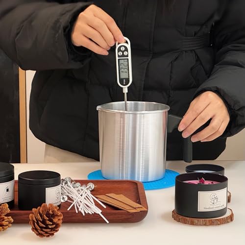Kit de fabricação de velas com derretidor de cera, suprimentos completos para fabricação de velas, k
