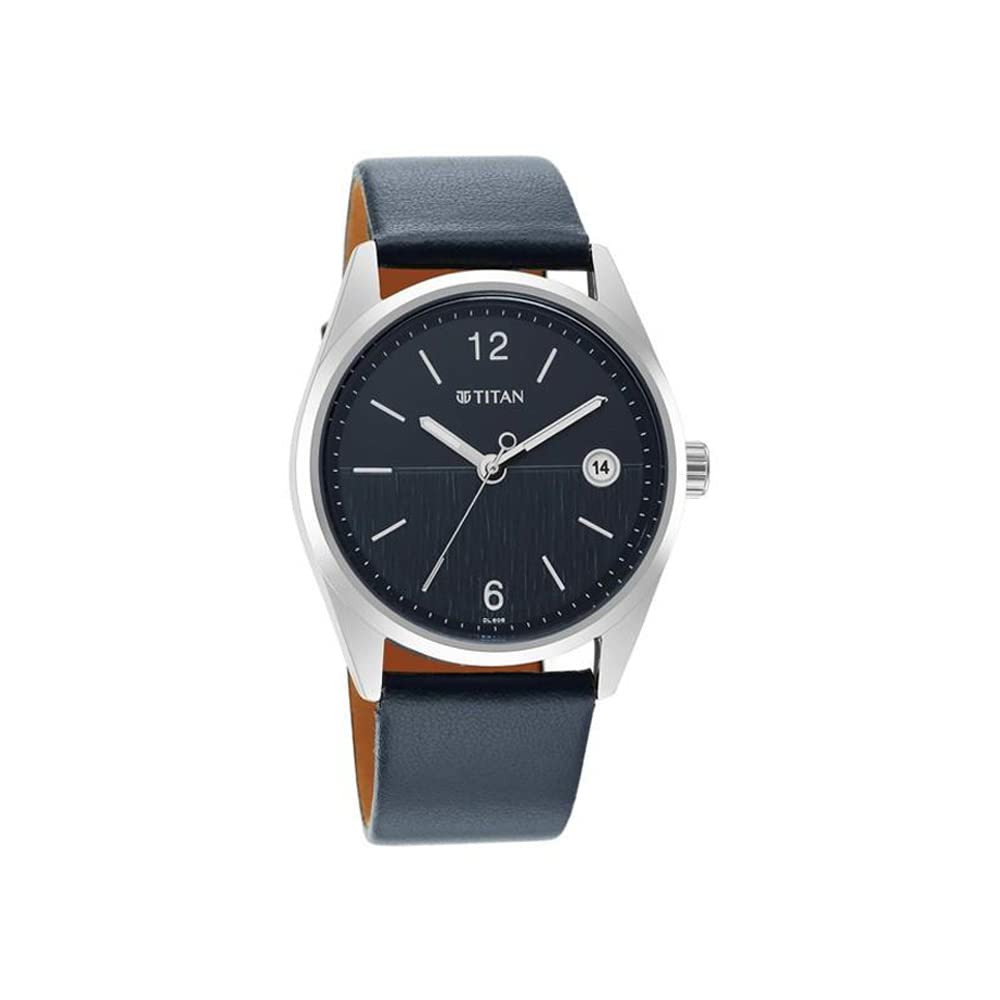 Titan Neo Blue Dial & Band Analog with Date Leather Watch for Men-NS1729SL06 (B0BGJ25MBN) Amazon Price History, Amazon Price Tracker