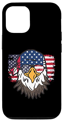 iPhone 12/12 Pro 4th of July Eagle Sunglasses America Patriotic Flag USA Case