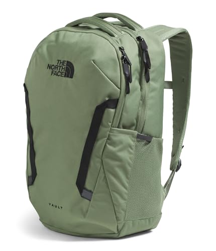 THE NORTH FACE Vault Everyday Laptop Backpack | Commuter Travel Bag with Water-Repellent Finish, Spacious Main Compartment, Bark Mist/TNF Black, One Size2