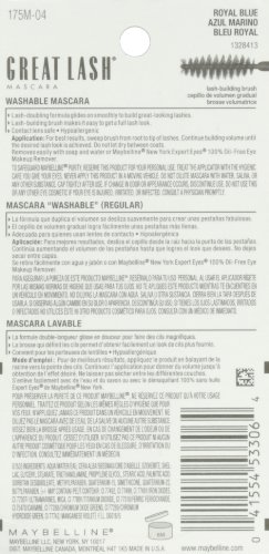Image of Maybelline Great Lash Washable Mascara, Royal Blue, 1 Tube