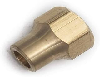 C'EsTBon The Brass 1/4inch OD 45 Degree Flare Long Forged Nut, Flare Tube Fitting joyous (Color : Pack of 5)