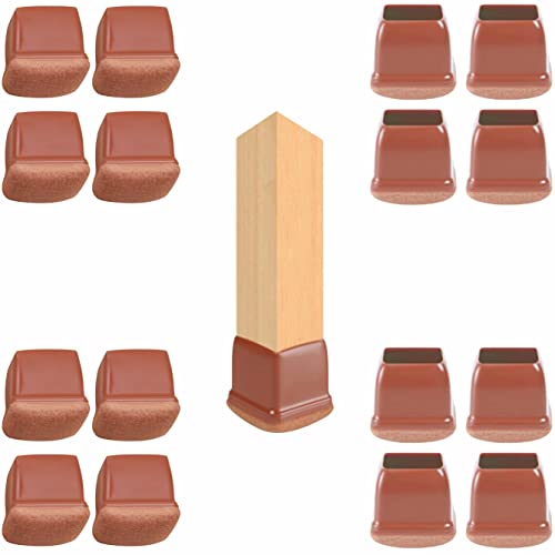 AWOLIC 16 Pack Small Chair Leg Floor Protectors,Chair Leg Caps ...