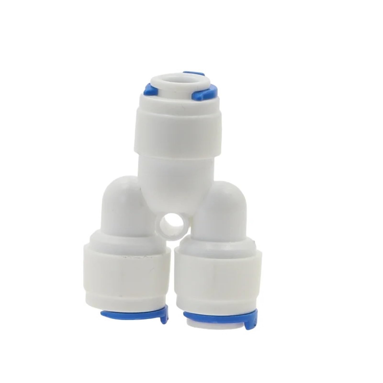 Yakufast Py 1I4-1I4 5Pcs 1/4" 3/8" Push Fitting Type Y Quick Connection Ro Water Purifier Connector Aquarium Water Filter Reverse Osmosis System(Py 1I4-1I4)