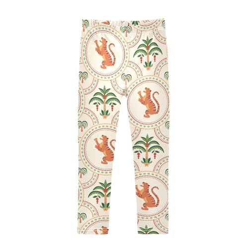 Girls Leggings Tiger and Tree Toddler Girls Clothes Leggings for Girls Toddler Girls Leggings 3-4T