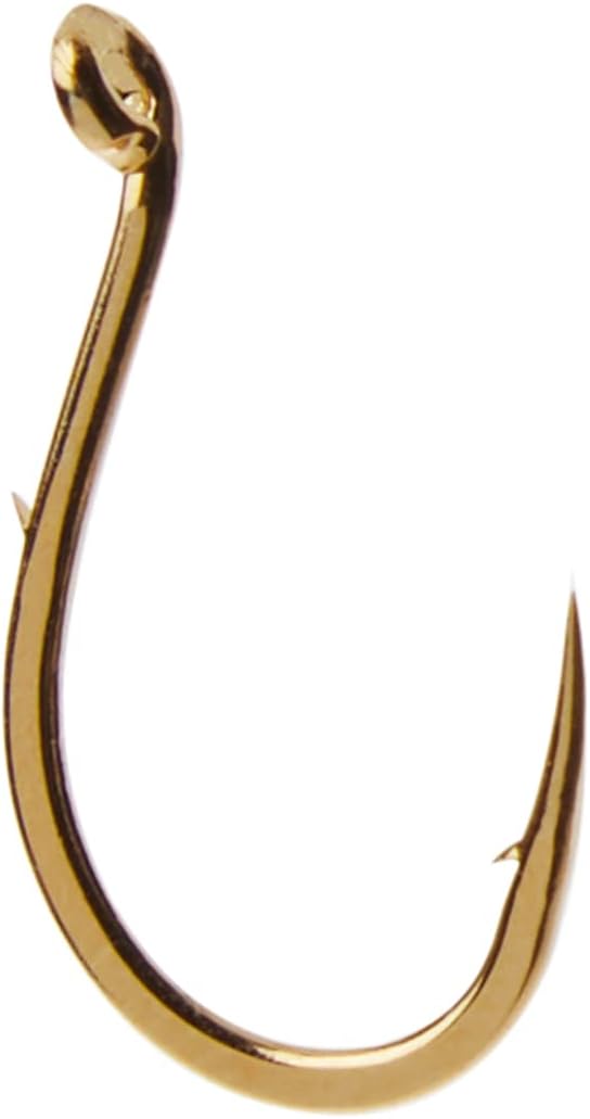 Gamakatsu 04207 Single Egg Loose Hooks (10 Pack), Size 6, Gold