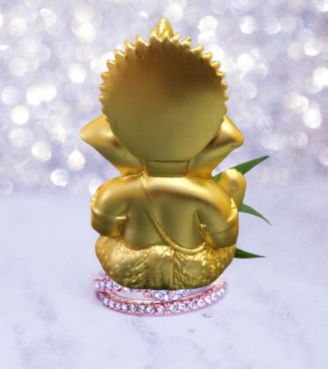 Ganesh Murti Ganapati statuette résine D-10 décoration maison miniature - 3
