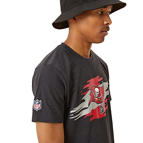 Camiseta New Era NFL Tear Logo con estampado gráfico resistente y cuello redondo 4