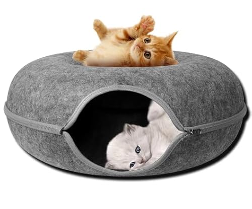 Cama Pet Tunel Rosquinha Gatinho ANIMO SHOP
