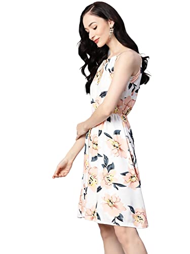 Image of arriva fab Women's Knitted Polyster Printed Dress