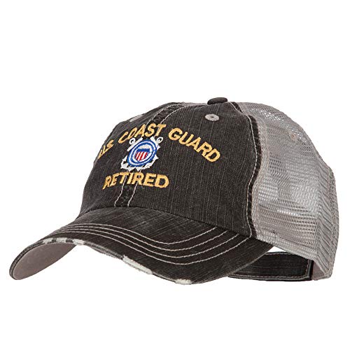 Gorra US Coast Guard Retired bordada perfil bajo miniatura 2