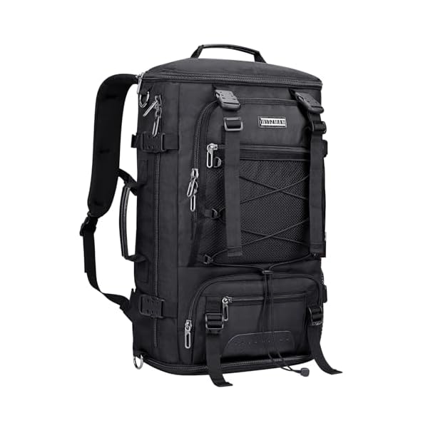 WITZMAN-Travel-Backpack-for-Men-Carry-on-Large-Convertible-Fit-17-Inch-Laptop-Backpack-with-Shoe-Compartment-for-AirplanesB689-Black WITZMAN Travel Backpack for Men Carry on Large Convertible Fit 17 Inch Laptop Backpack with Shoe Compartment for Airplanes(B689 Black)
