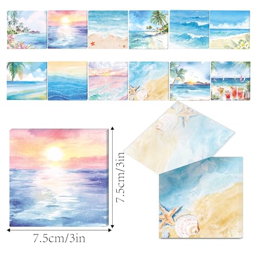 Notes adhésives aquarelle 12 motifs pour ne plus oublier vos messages