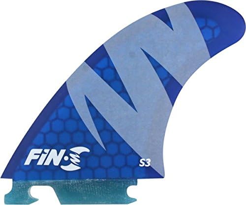 Fin-S S-3 Honeycomb Blue 3 Surfboard Fins