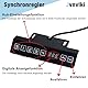 Jvnvlki 2 Stücke 1000mm Hub Synchronisierend Linearantrieb 3000N 5mm/s IP65 Wasserdicht AC90-240V Linearmotor Linear Actuator mit Netzteil,Synchronregler und Montagebügeln