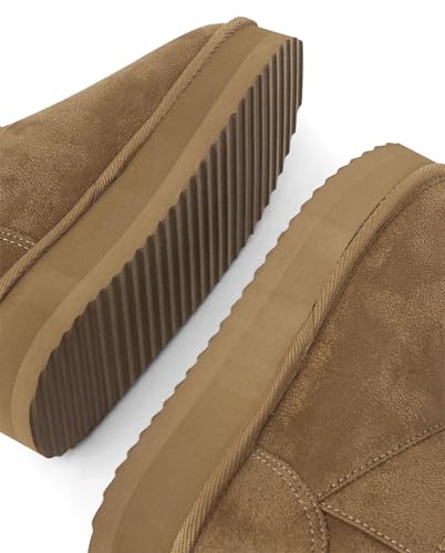 The Children's Place Girl's Mini Ankle Platform Boot, Faux-Fur Lined3