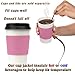 FMP Brands 1000 Pack Coffee Sleeves for 10 oz, 12 oz Coffee Cups, Disposable Hot Cup Sleeves, Pink Coffee Cup Sleeves Bulk for Hot Drinks, Beverage Insulator and Hand Protection for Hot & Cold Drinks
