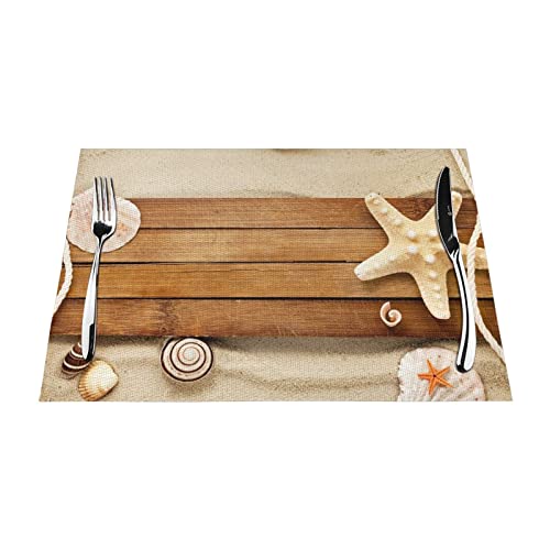 Set de table mer lavable antidérapant PVC pour cuisine et repas - 2