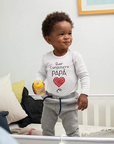 Shirtgeil Buon Compleanno papà - Idea Regalo Padre...