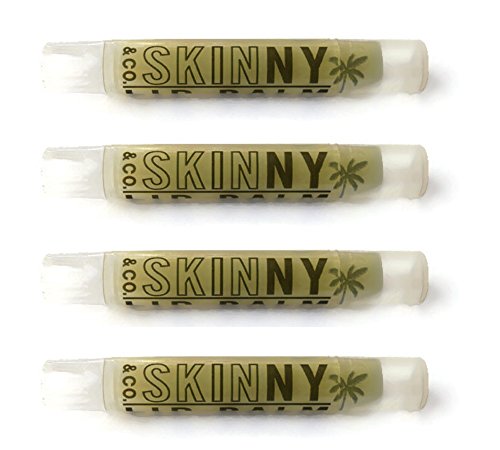 Skinny & Co. Coconut Oil Peppermint Lip Balm Tube - 4 Pack