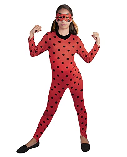 Fantasia LadyBug Com Máscara E Ioiô Miraculous Infantil (P)