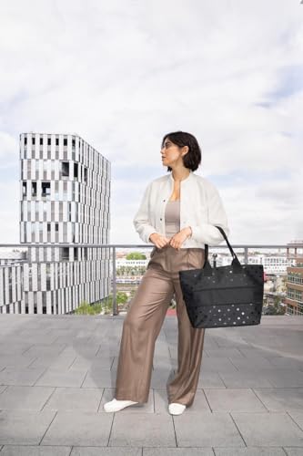Image of reisenthel Shopper E1, Expandable 2-in-1 Tote, Converts from Handbag to Oversized Carryall
