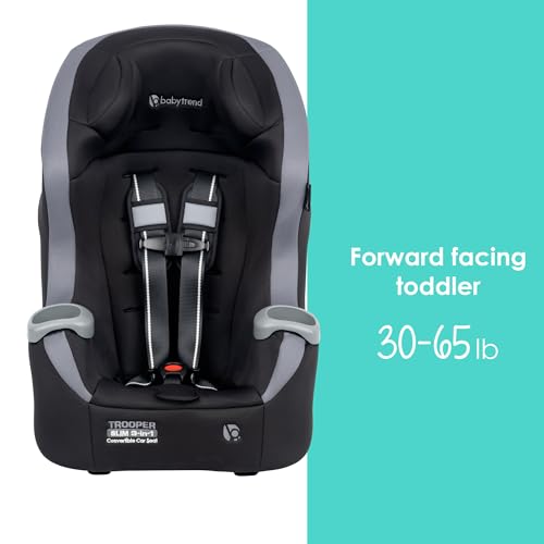 baby trend trooper slim 3-in-1 convertible car seat dash black