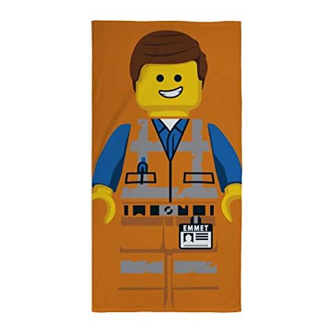 Lego Película 2 Emmet Design Toalla de Playa Cover