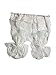 Melody Jane Dollhouse Ecru Lace Net Curtains Tied Back 1:12 Window Accessory