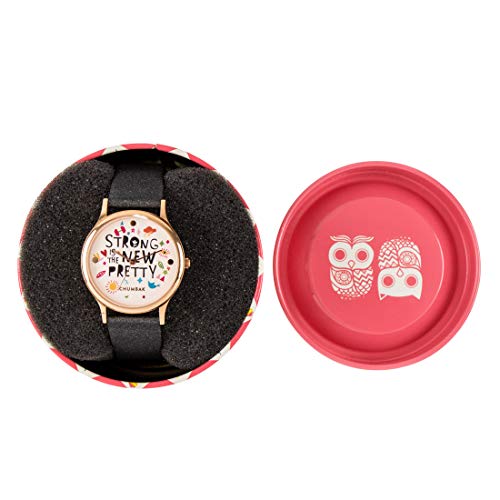 TEAL BY CHUMBAK Round Dial Analog Watch for Women|Strong is New Pretty Collection| Solid Vegan Leather Strap|Gifts for Women/Girls/Ladies |Stylish Fashion Watch for Casual/Work... - Image 3