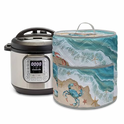 Turquoise Crab Pressure Cooker Cover Ocean Spray Beach