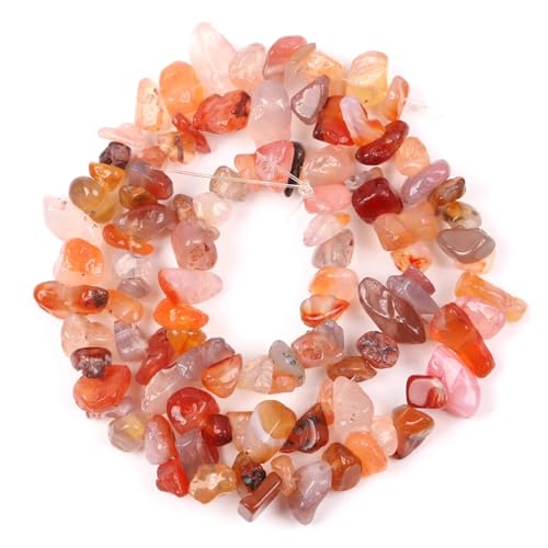 Perles de pierre irrégulières multicolores pour composer un bracelet souvenir chargé d'émotions