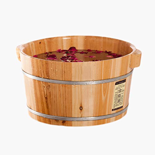 Masajeador de pies Katzowen tipo barril de spa para baños de pies, cubeta para pedicura, cubeta para masaje de pies, para uso doméstico y hotelero, 41 x 21 x 30 cm miniatura 1