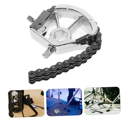 Pedal de Bombo de Cadena Doble para Batería Jazz miniatura 7