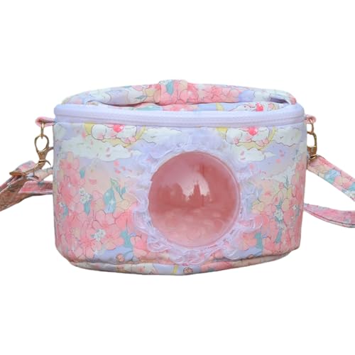 Bolsa de transporte portátil para paseos al aire libre con roedores pequeños 2