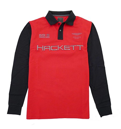 Hackett London Amr Contrs Slv Polo Uomo