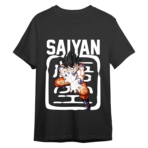 Comic Studio Dragon Ball Z Camiseta| Negro | L T-Shirt, Unisex