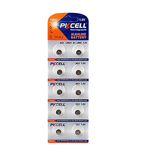 Pilas Alcalinas AG1 364A LR60 1.5v Paquete 10 Unidades miniatura 2