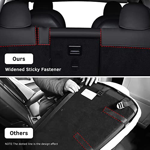 Image of FREESOO 2pc Seat Covers for Tesla Model Y Front, Car Seat Cover Faux Leather Seat Protector Replacement Waterproof 2020 2021 2022 2023 2024 Black