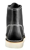 Carhartt 6” Moc Toe Waterproof Work Boots for Men - Oil-Tanned Leather Boots with FastDry Lining, Dual-Density Rubber Wedge Traction Outsole, EH Rated, Black - 7M