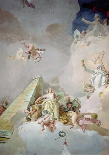 Cuadro la gloria de españa para salon: pintura clasica de 60x90cm