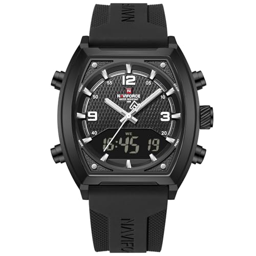 Image of NAVIFORCE NF9242 Dynamic Racing Style Multifunctional Analog-Digital Watch