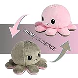 Weiches Oktopus Plüsch Wenden Wendbares Octopus Plüschtier,Flip Krake Kuscheltier,Oktopus Plüsch Wenden XXL Niedliche Plüsch-Geschenke Für Kinder/Jungen/Mädchen/Freunde(40CM)