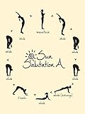 Sun Salutation A Metal Sign Vintage Retro Home Decoration Metal Metal Tin Sign Posters for Bar Pub Home - 8 X 12 Inches Metal Tin Sign
