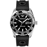 [エンポリオアルマーニ] EMPORIO ARMANI Sportivo Black Dial Black Silicone Strap Mens Watch AR6044 男性 メンズ 腕時計 【並行輸入品】