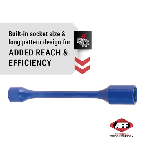 Image of AFF Torque Limited Socket, 1 /2 inch Drive, 7 /8 inch, 100 ft /lbs, Navy Blue, 40242