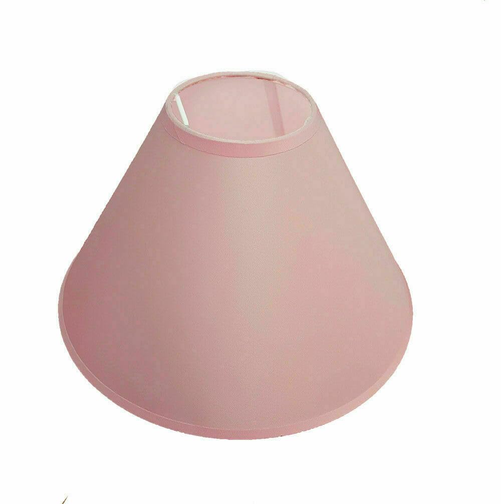 Sales Today Interiror Rose 9" (23Cm) Cotton Textured Fabric Coolie Light Shade Table Ceiling Lamp Shades (Rose)