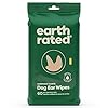 Earth Rated Dog Wipes, Thick Plant Based Groo...