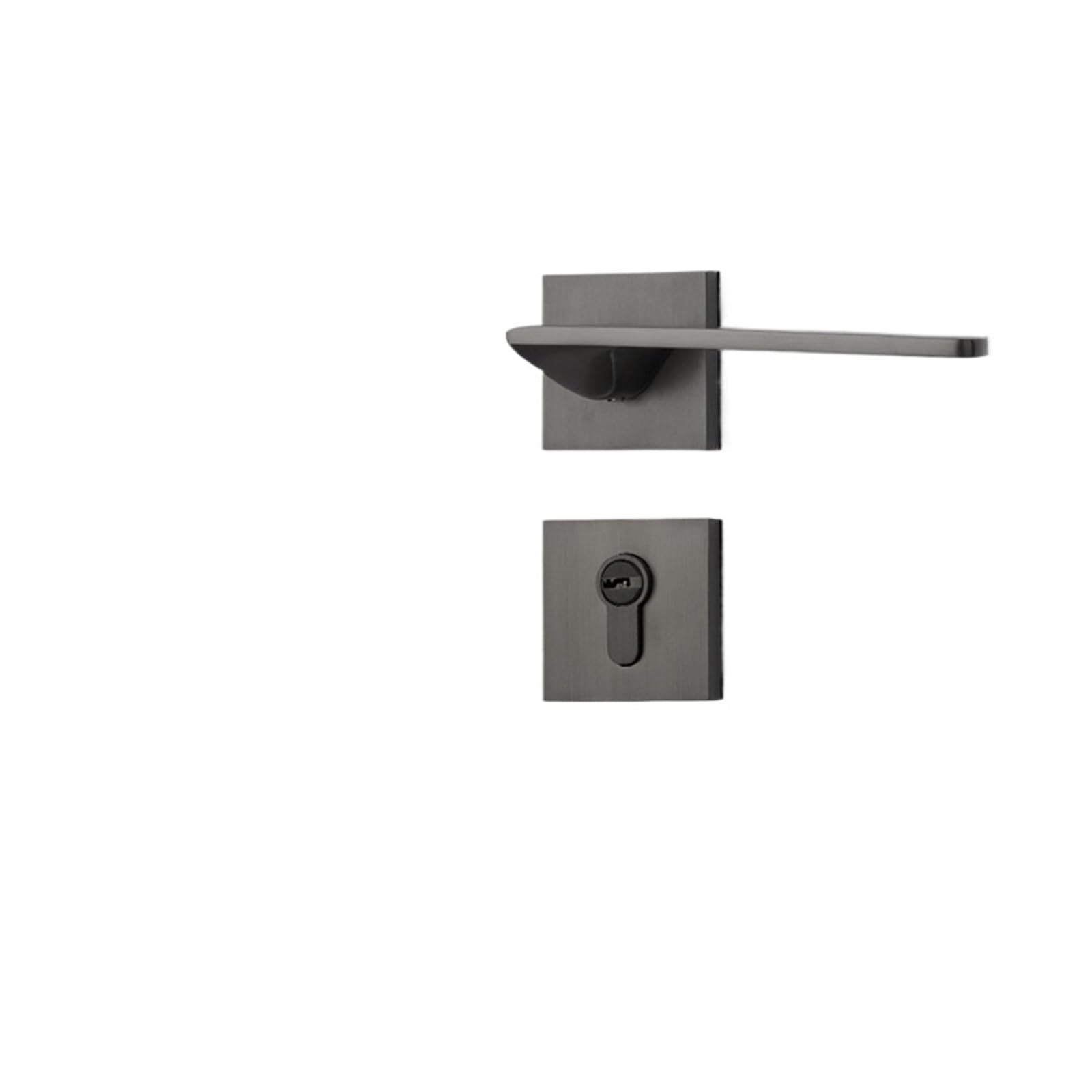 Aepqbgqj One Color Solid Brass Minimalist Magnetic Silent Forged Split Lock Bedroom